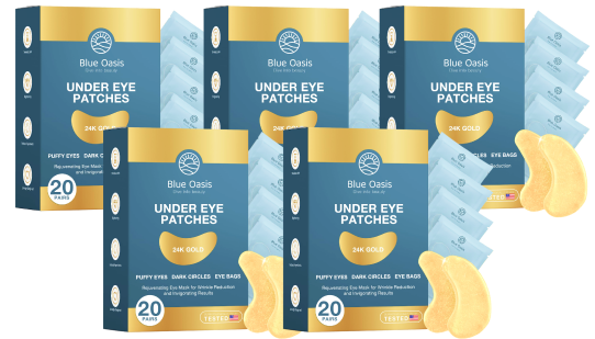 24k Gold Under Eye Mask Patches