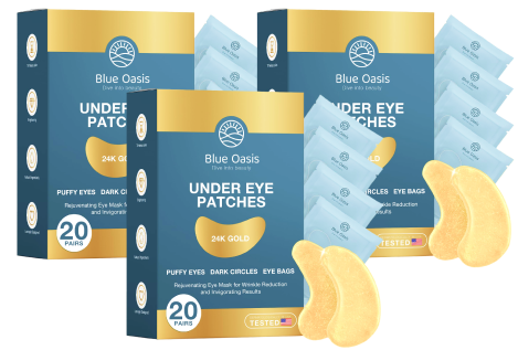 24k Gold Under Eye Mask Patches