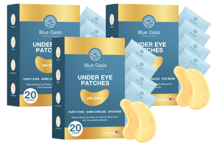 24k Gold Under Eye Mask Patches