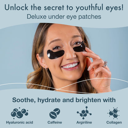 Under Eye Patches 20 Pairs Black Pearl