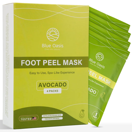 Foot Peeling Mask - Exfoliating Foot Mask for Dry Cracked Feet