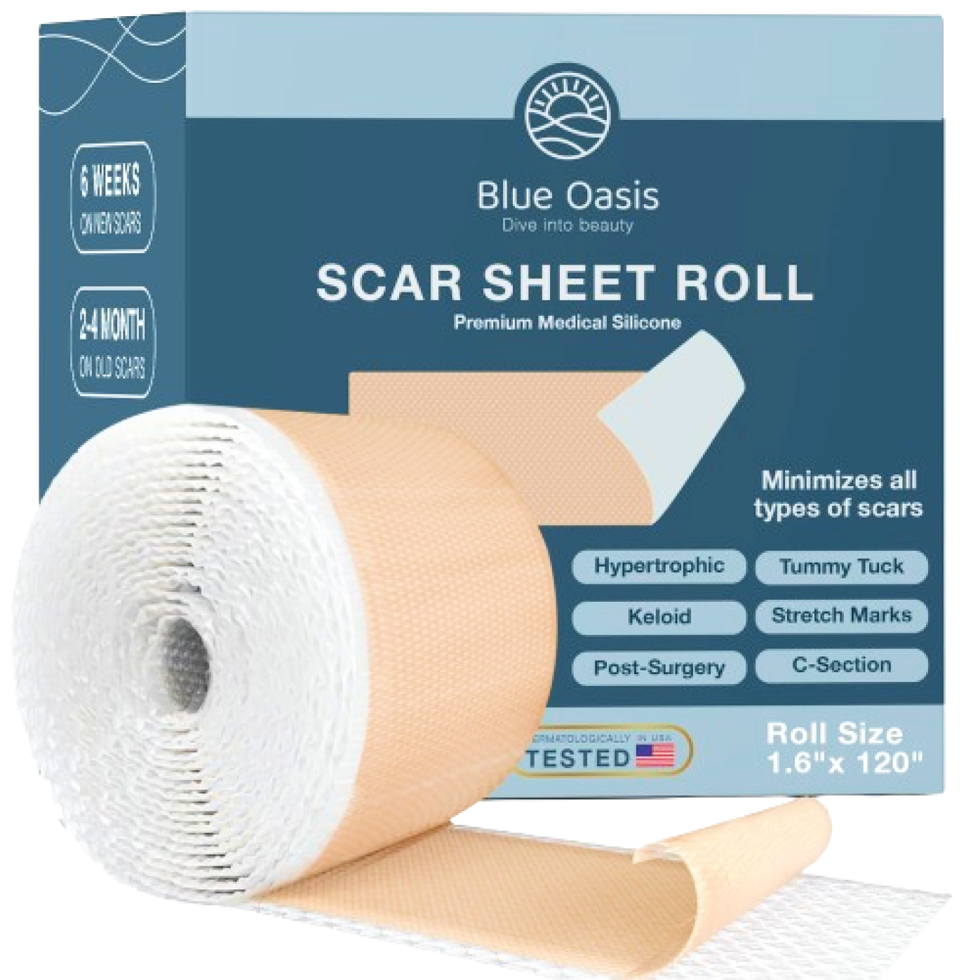 Silicone Scar Sheet Roll